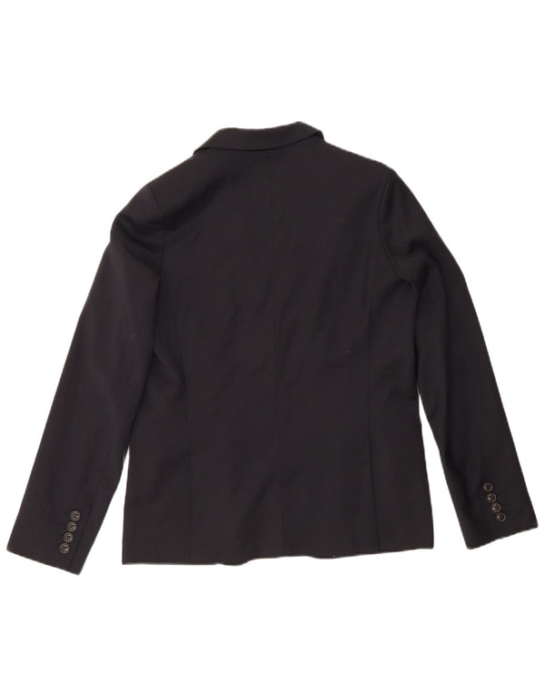 Zara Jungen-Blazer mit 2 Knöpfen, 13–14 Jahre, marineblaues Polyester