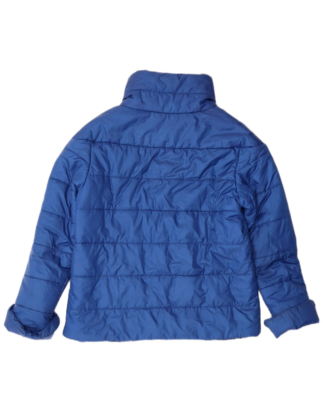 CAVALLI Damen Wattierte Jacke IT 46 Large Blau Polyester