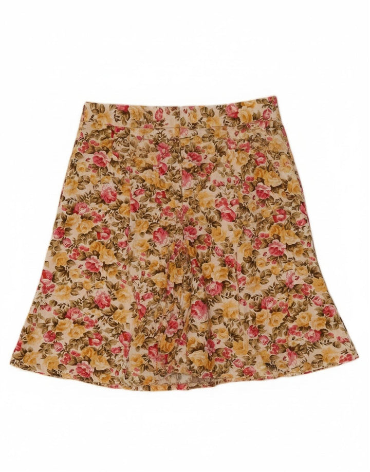 Tracy Evans Damen-A-Linien-Rock W28, mittelgroß, mehrfarbig, Blumenmuster, Viskose