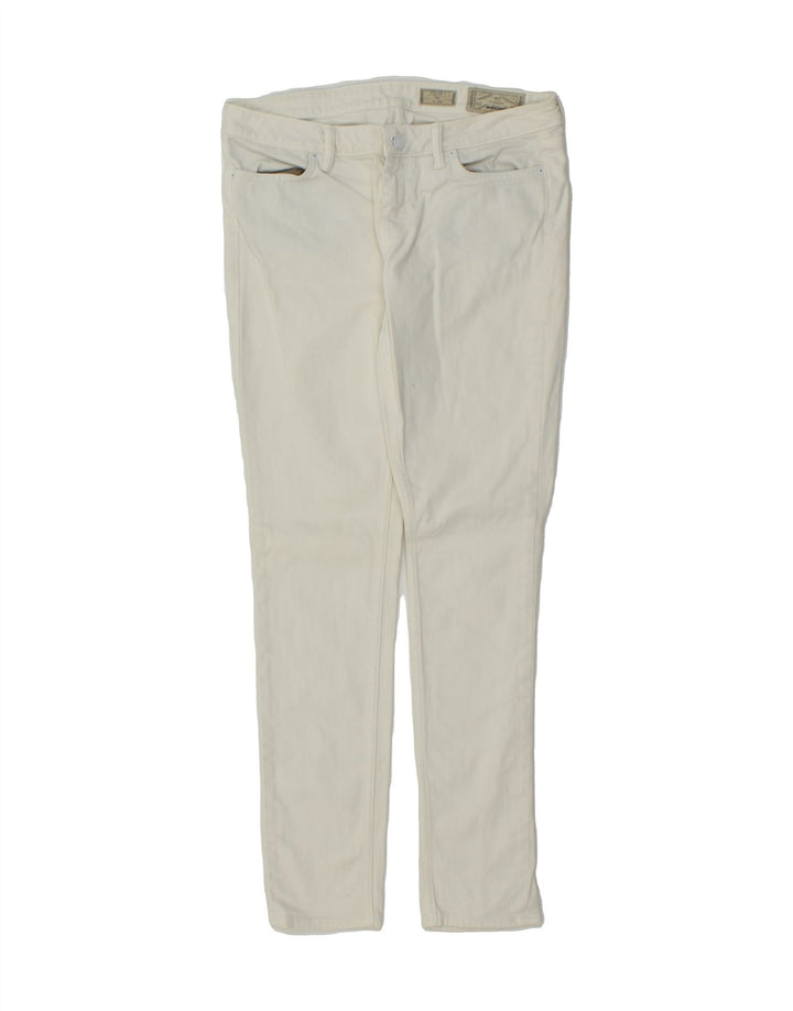 ALL SAINTS Womens Slim Jeans W29 L30 White Cotton Vintage All Saints and Second-Hand All Saints from Messina Hembry 
