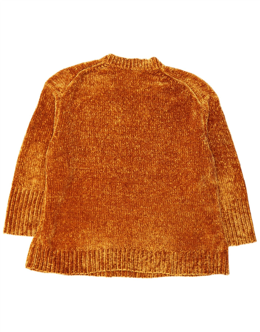 ZARA Damen-Pullover, übergroß, V-Ausschnitt, Gr. 14, Mittelbraun, Elastomer