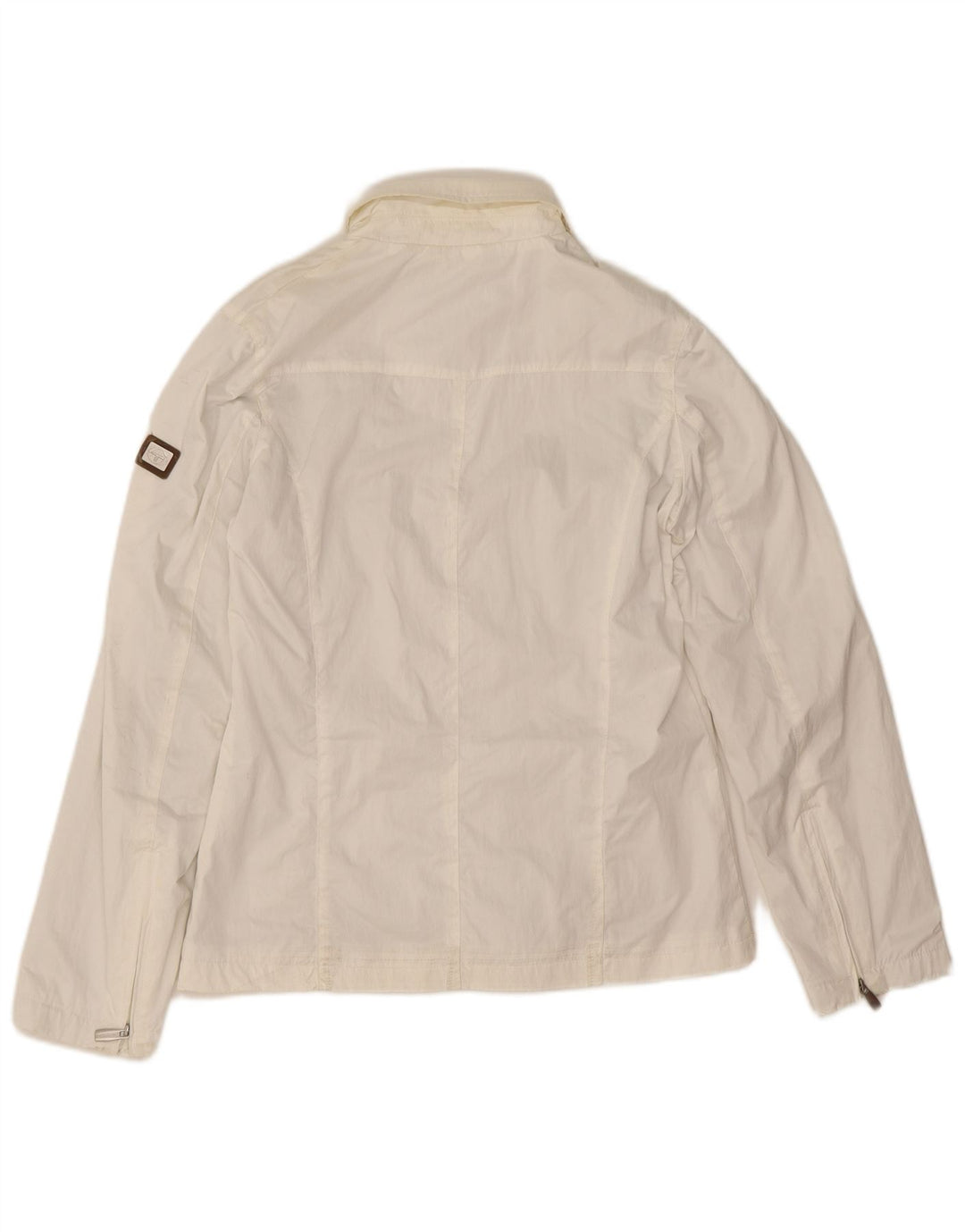Sergio Tacchini Damen Utility-Jacke IT 42 Mittelweißes Polyester