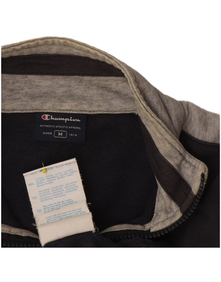 Champion Damen-Trainingsanzug-Top-Jacke, UK 14, mittleres Marineblau, Farbblock