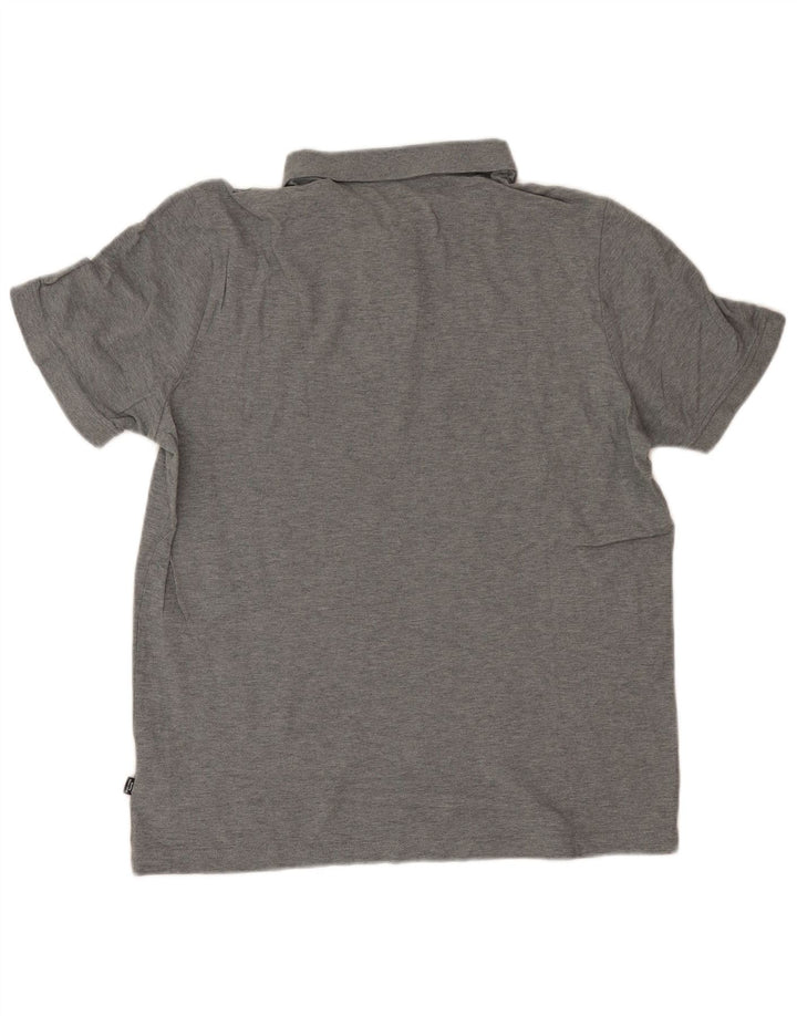 PUMA Herren-Poloshirt, große graue Baumwolle