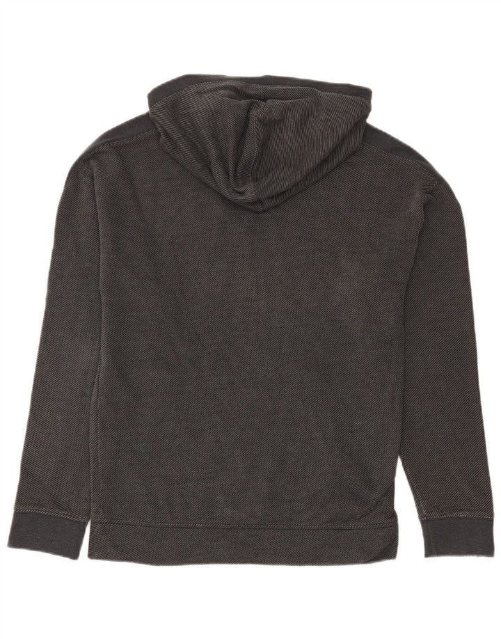 REEBOK Mens Hoodie Jumper XS Grey Cotton