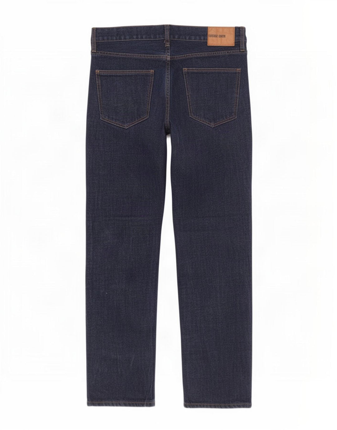 Fat Face Herren Straight Jeans W36 L32 Marineblau Baumwolle