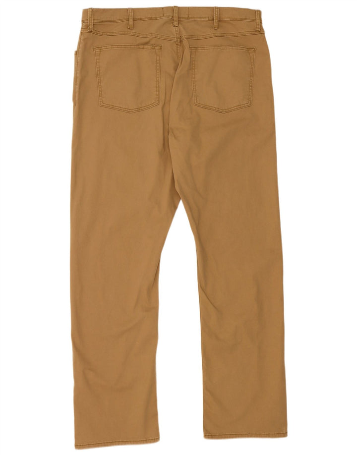 Wrangler Herren gerade Cargohose W38 L32 Beige Baumwolle