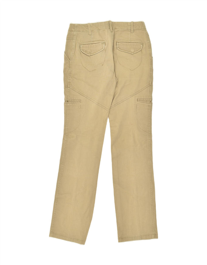 BRUGI Womens Slim Fit Cargo Trousers IT 42 Medium W30 L32  Khaki Cotton | Vintage Brugi | Thrift | Second-Hand Brugi | Used Clothing | Messina Hembry 