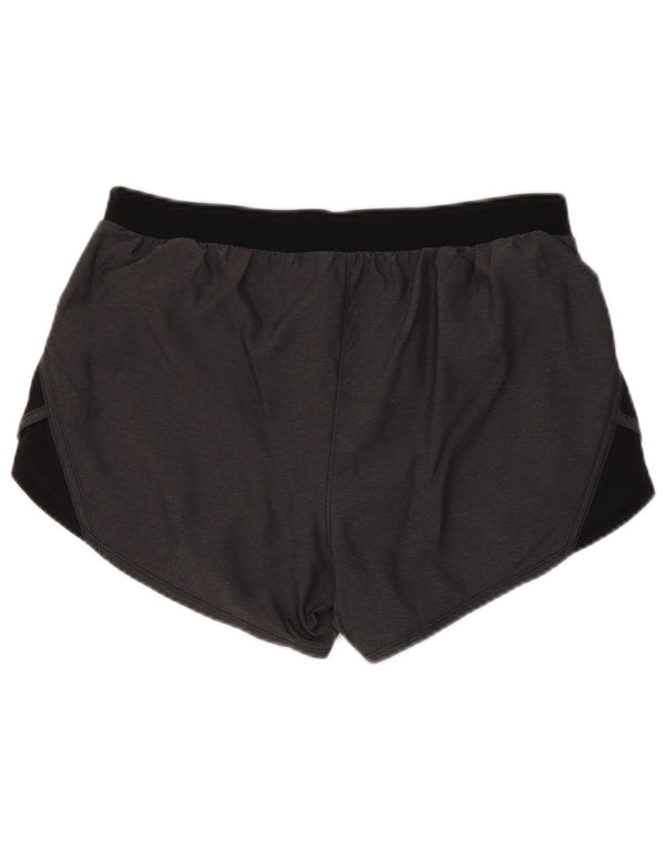 Under Armour Damen Heat Gear Sportshorts UK 14 Mittelgraues Polyester