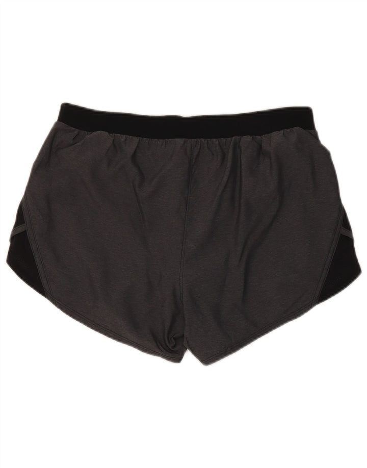 Under Armour Damen Heat Gear Sportshorts UK 14 Mittelgraues Polyester