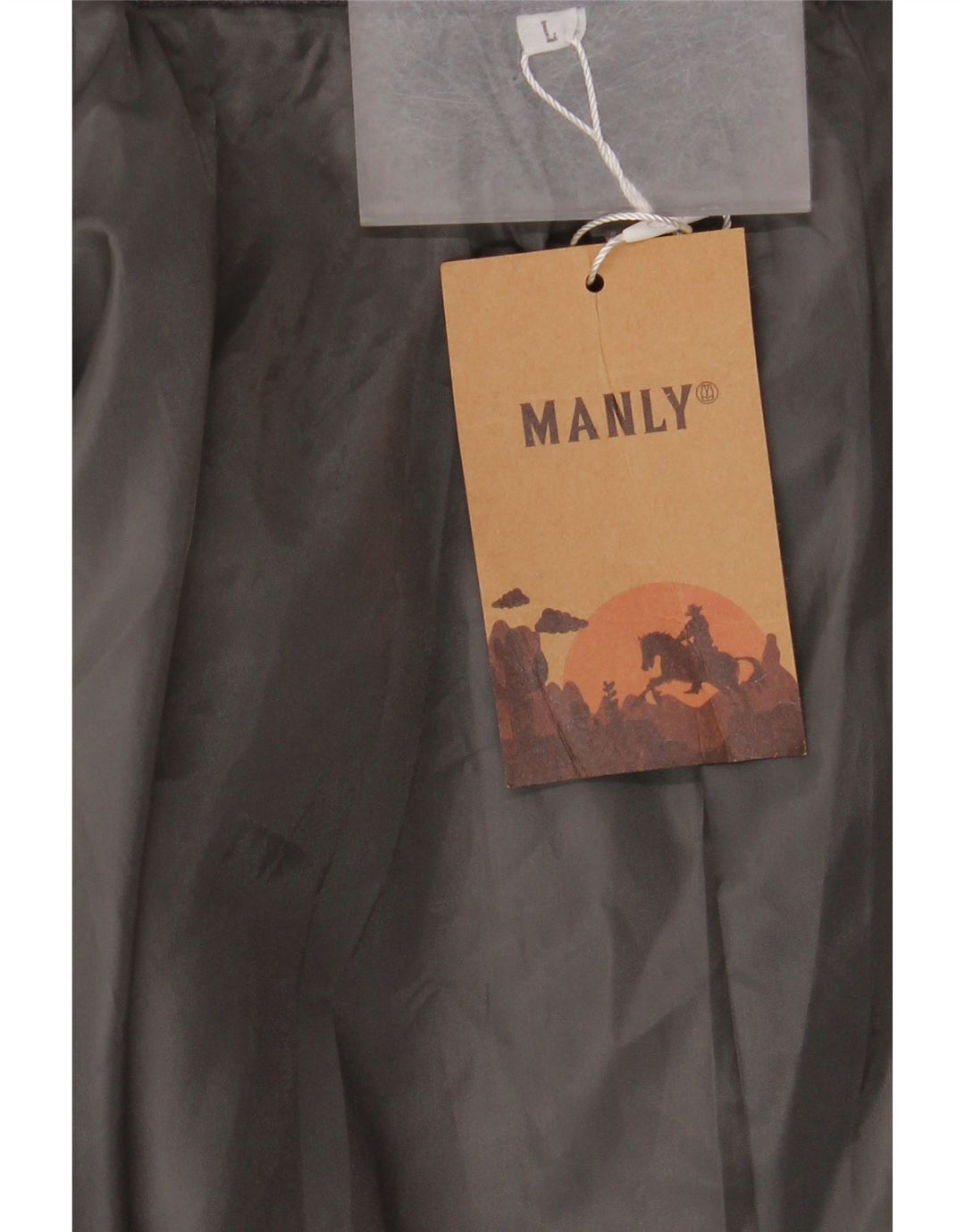 Vintage Herrenmantel UK 40 Large Grau