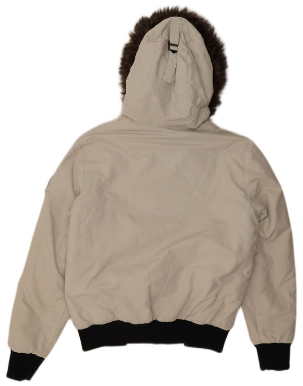 Superdry Herren Everest Mountain Parka Bomberjacke UK 40 Large Weiß