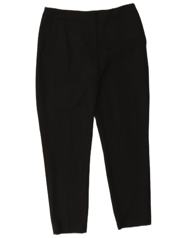 Hobbs Damen Slim Chinohose UK 12 Medium W32 L28 Schwarze Wolle