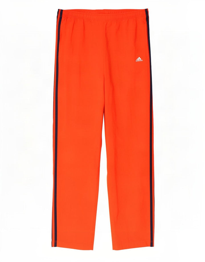 Adidas Herren-Trainingshose aus mittelrotem Nylon