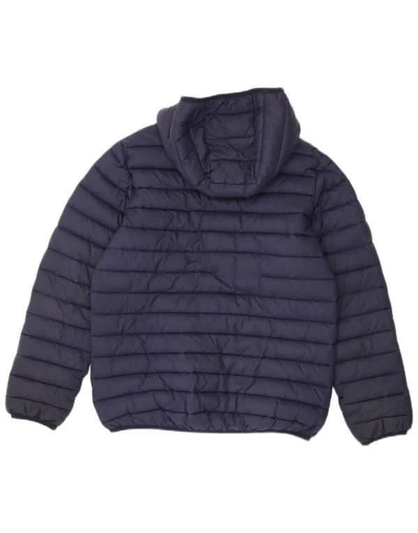 Berghaus Wattierte Jacke mit Kapuze für Jungen, 14–15 Jahre, marineblaues Polyester