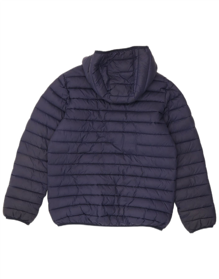 Berghaus Wattierte Jacke mit Kapuze für Jungen, 14–15 Jahre, marineblaues Polyester