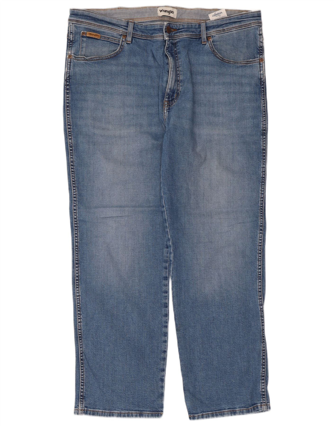 Wrangler Herren Texas Straight Jeans W40 L30 Blaue Baumwolle