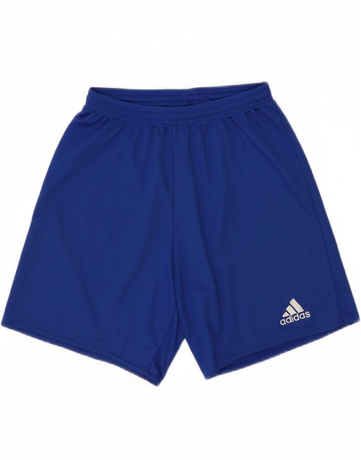 ADIDAS Mens Climalite Sport Shorts Small  Blue Polyester