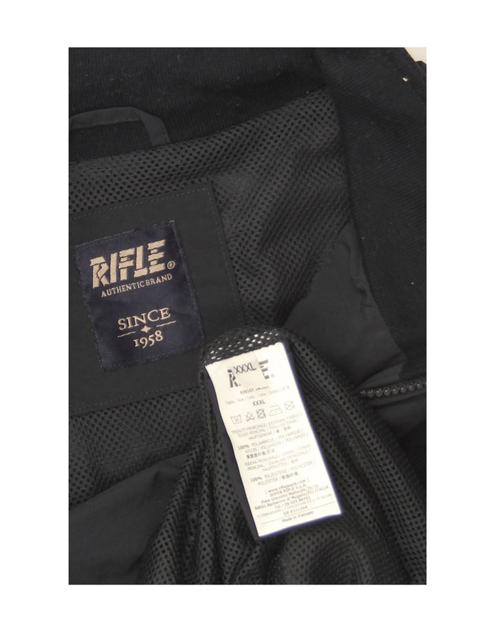 Rifle Herren Bomberjacke UK 46 3XL Marineblau Polyamid