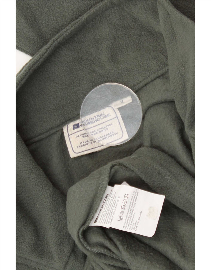 Mountain Warehouse Damen-Fleecepullover mit Reißverschluss am Kragen, UK 14, Mittel Khaki