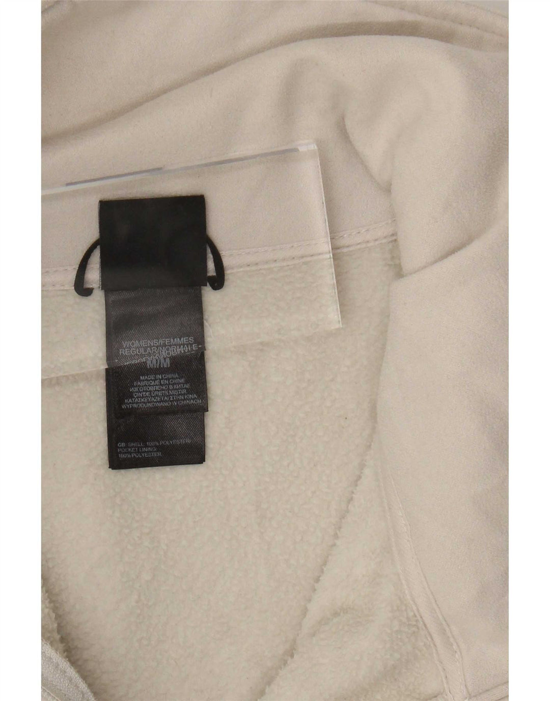 The North Face Damen Bomberjacke UK 12 Mittelweißes Polyester