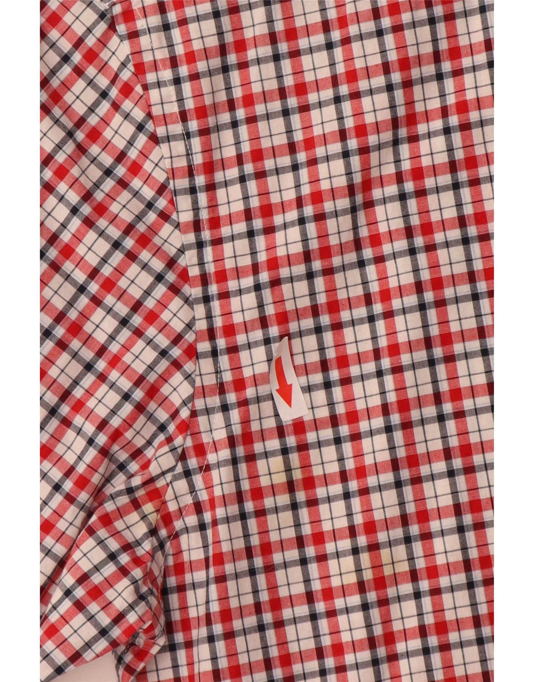 Tommy Hilfiger Herren-Hemd mit individueller Passform, klein, rot kariert, Baumwolle