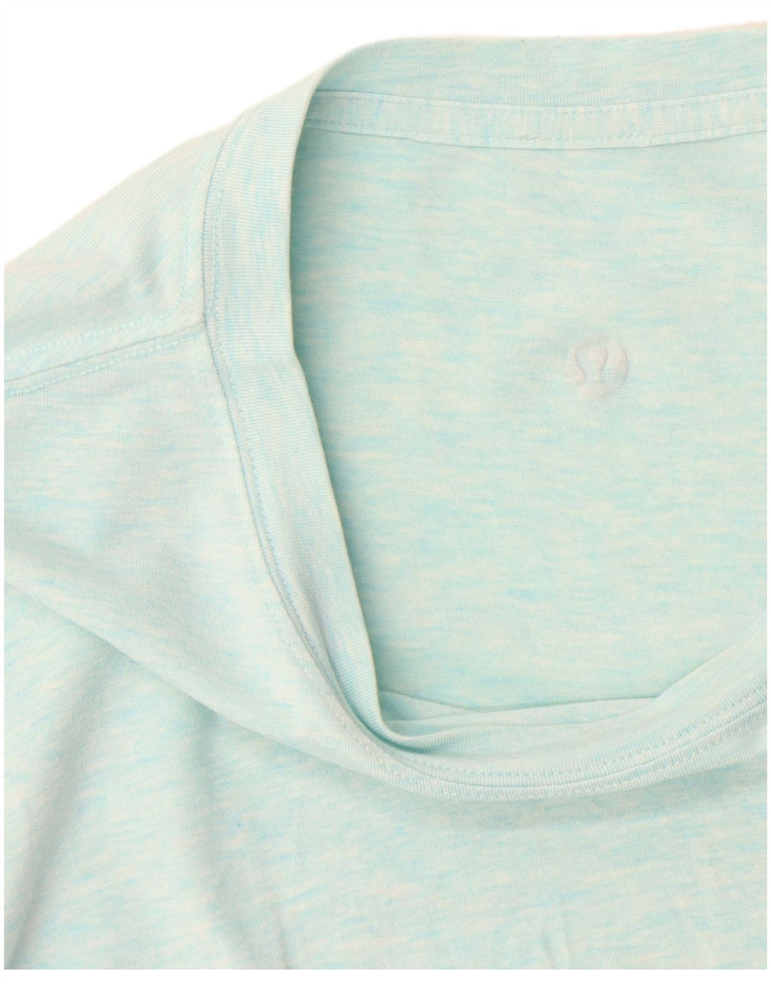 Lululemon Damen T-Shirt Top UK 16 Large Blau meliert