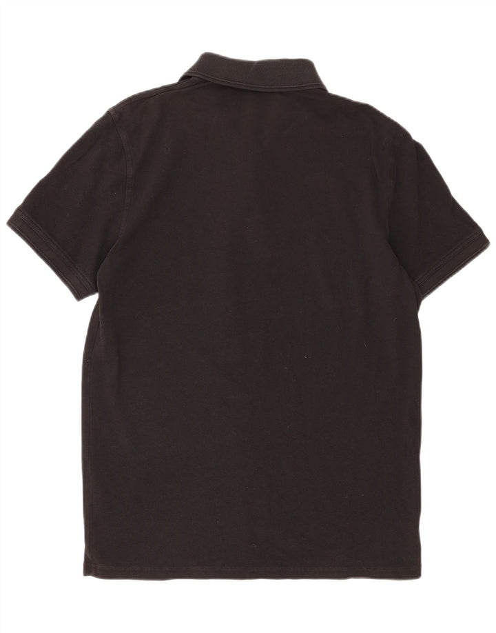 HUGO BOSS Herren Slim Fit Poloshirt Mittelschwarze Baumwolle