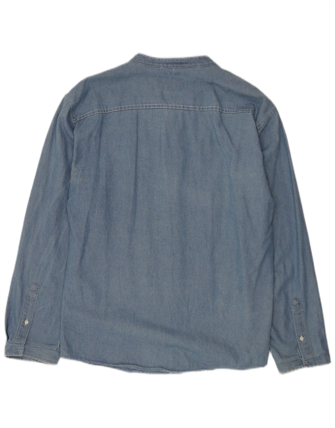 AMERICAN RAG Herren Jeanshemd 3XL Blaue Baumwolle