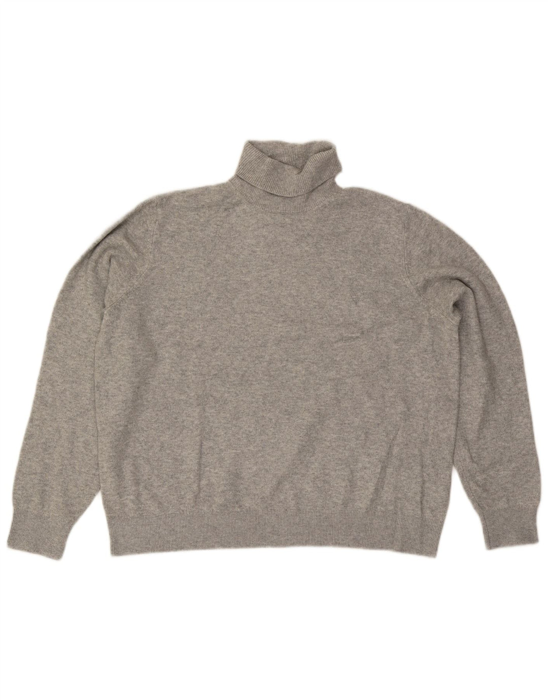 Marks & Spencer Damen-Pullover mit Rollkragen, Gr. 40, Größe L, Grau meliert