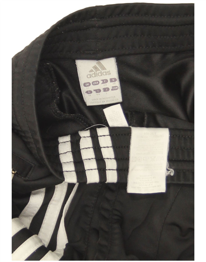 Adidas Damen Trainingshose UK 12 Medium Schwarz Polyester