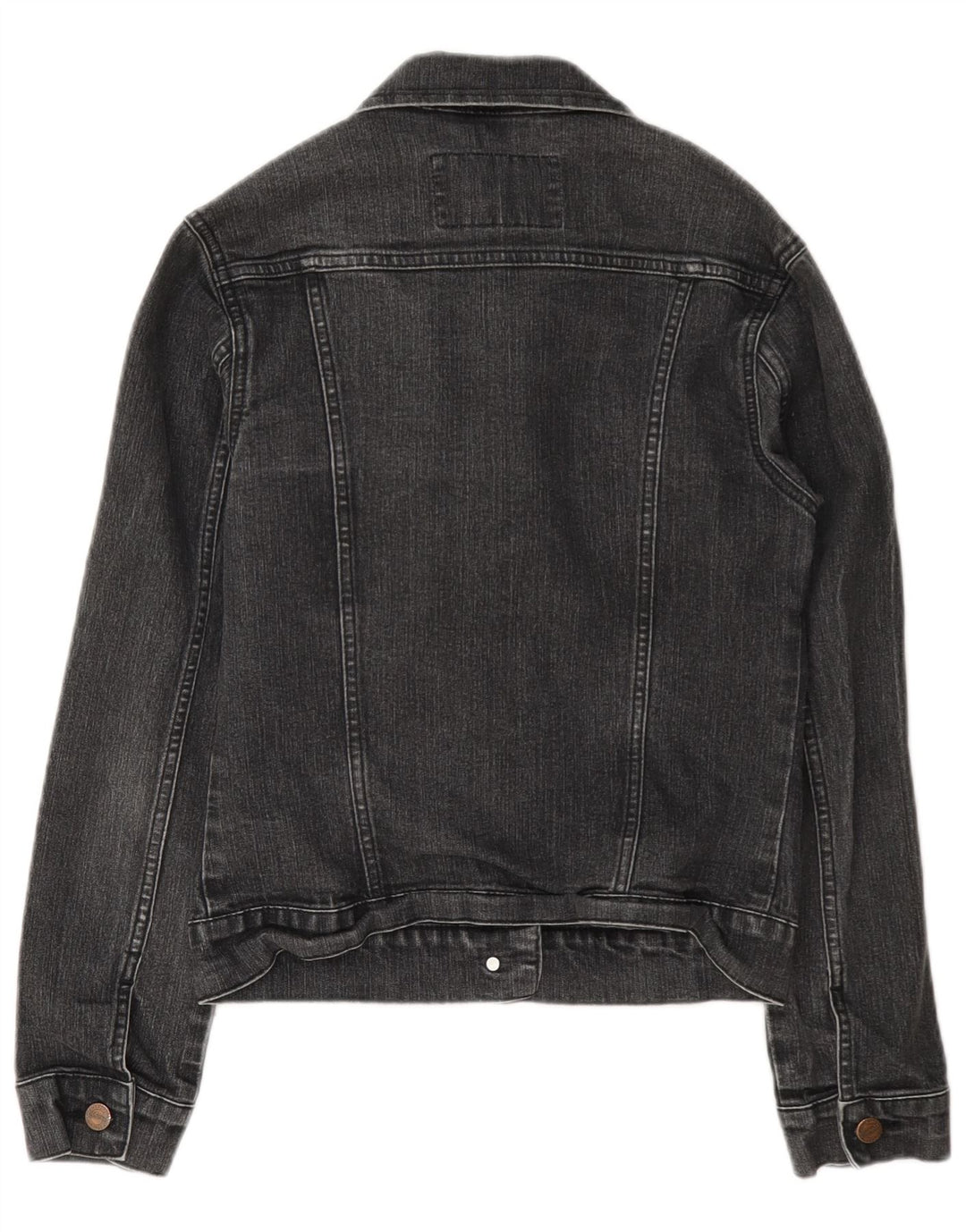 Wrangler Damen Jeansjacke UK 12 mittelgraue Baumwolle
