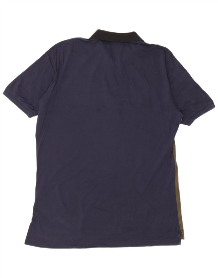 Diesel Herren-Poloshirt XL, mehrfarbig, Colourblock-Baumwolle