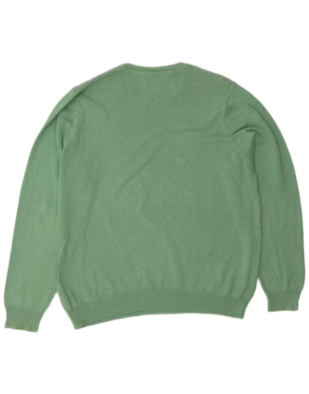 Marks & Spencer Herren-Pullover, reguläre Passform, Rundhalsausschnitt, Größe L, Grün
