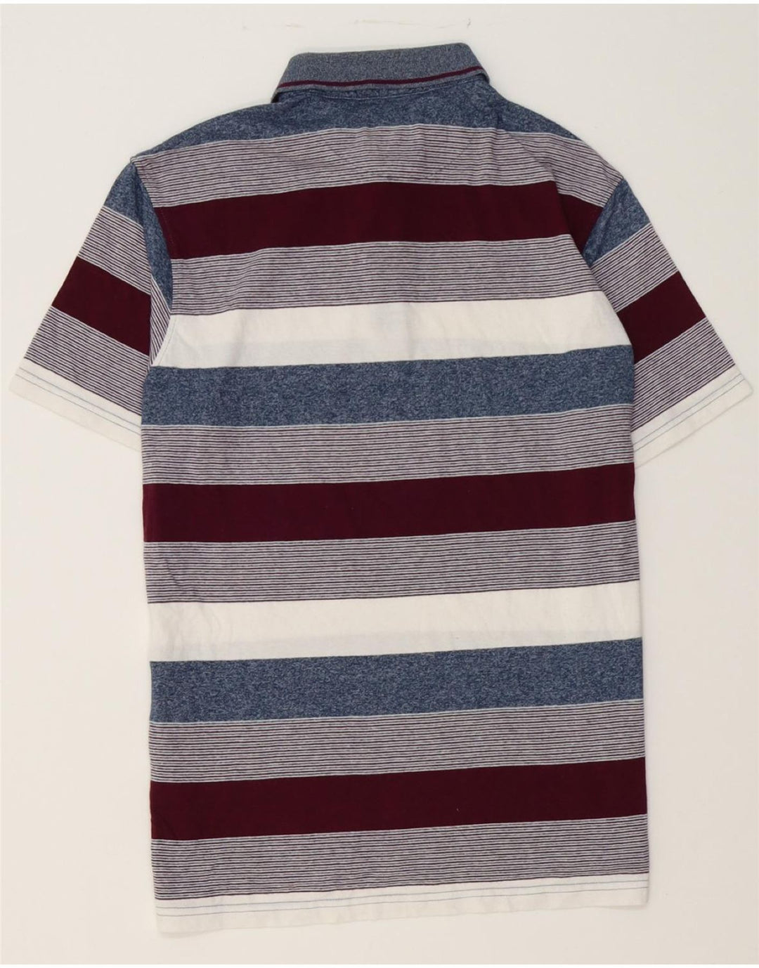 PIERRE CARDIN Mens Regular Fit Polo Shirt Medium Multicoloured Striped Vintage Pierre Cardin and Second-Hand Pierre Cardin from Messina Hembry 