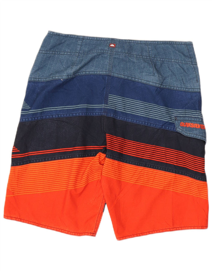 QUIKSILVER Herren-Badeshorts mit Grafik, mittelgroß, mehrfarbig gestreift