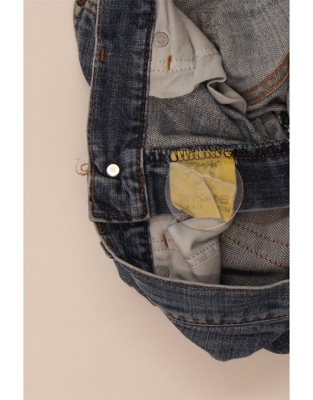 Wrangler Damen Kate Straight Jeans W30 L32 Blau