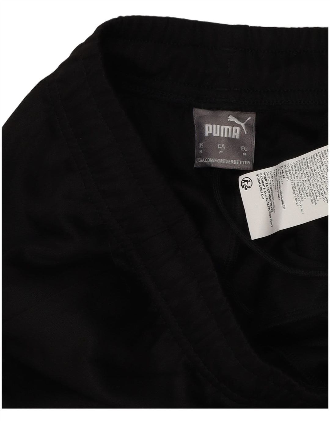 Puma Herren-Trainingshose, Mittelschwarzes Farbblock-Polyester