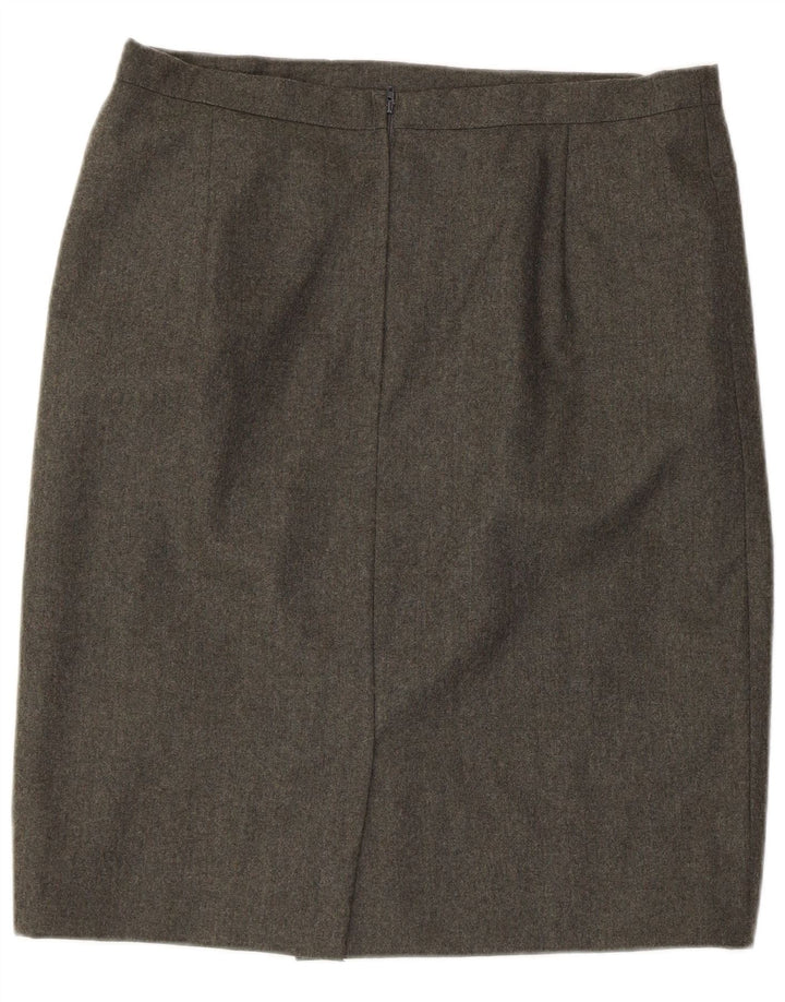 Roccobarocco Damen gerader Rock IT 47 Large W34 Grau