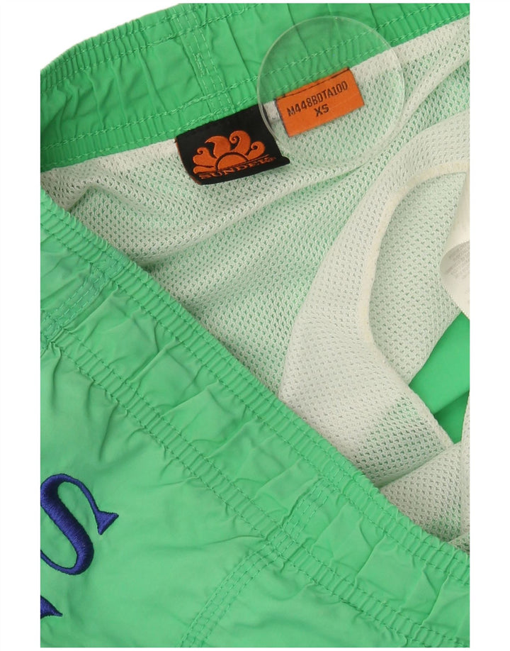 SUNDEK Mens Swimming Shorts XS  Green