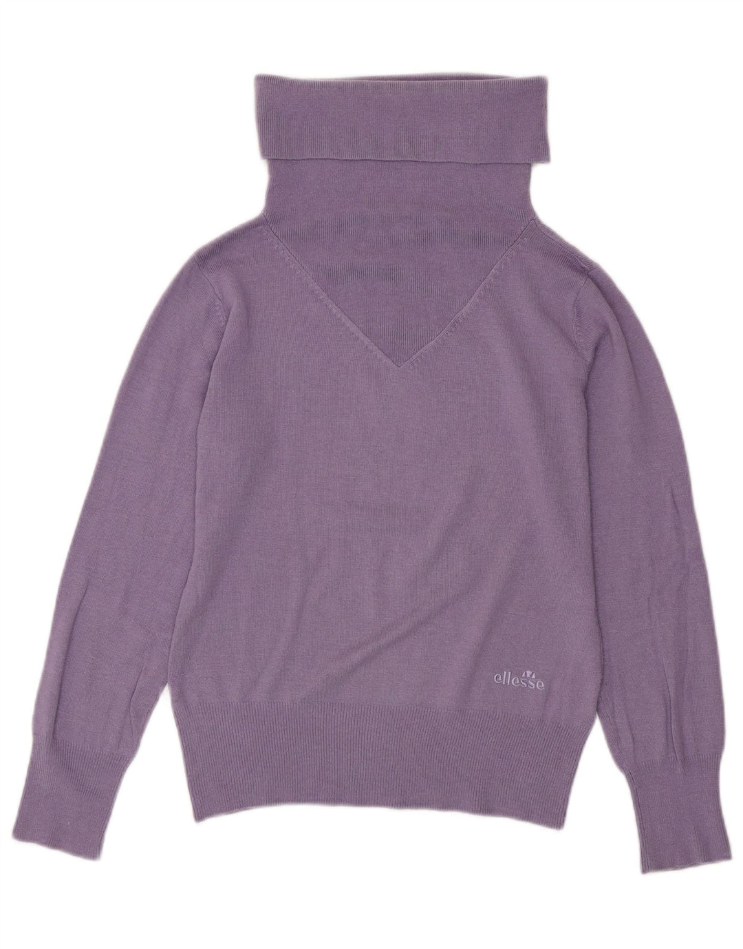 ELLESSE Rollkragenpullover für Damen IT 46 Large Lila Modal