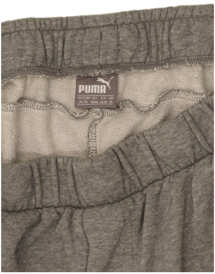 Puma Herren Sport Shorts XL Grau gefleckte Baumwolle