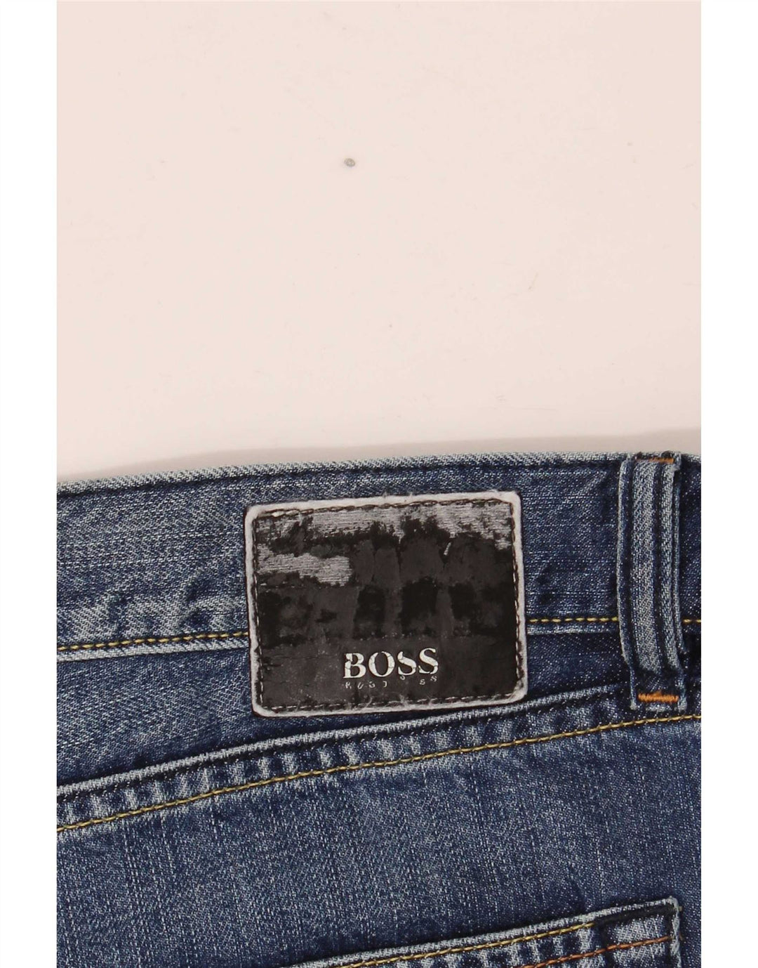 Hugo Boss Herren Loose Jeans W38 L30 Blaue Baumwolle
