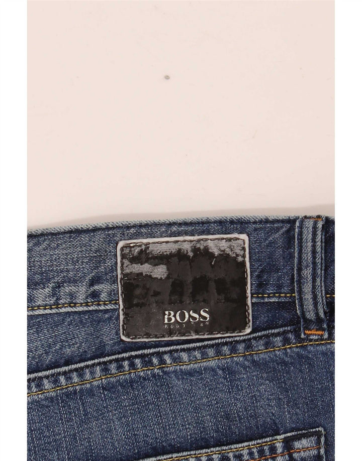 Hugo Boss Herren Loose Jeans W38 L30 Blaue Baumwolle