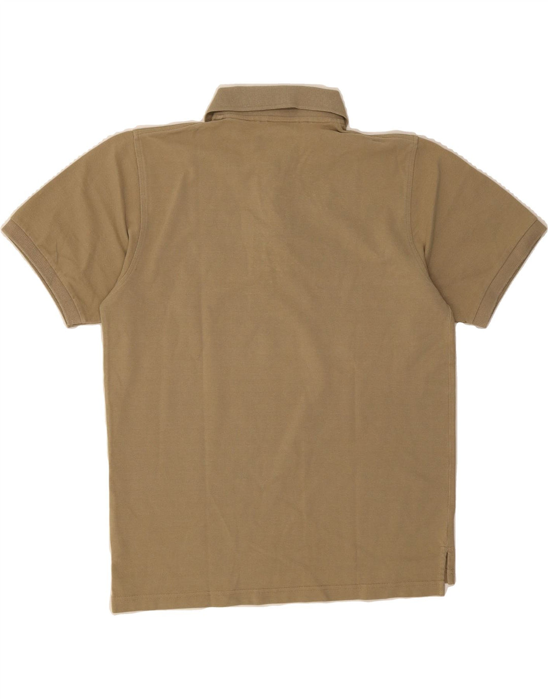 TRUSSARDI JEANS Mens Polo Shirt Medium Beige Cotton Vintage Trussardi Jeans and Second-Hand Trussardi Jeans from Messina Hembry 
