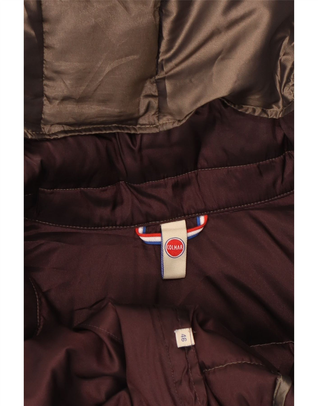 Colmar Damen Wattierte Jacke mit Kapuze IT 46 Large Braun
