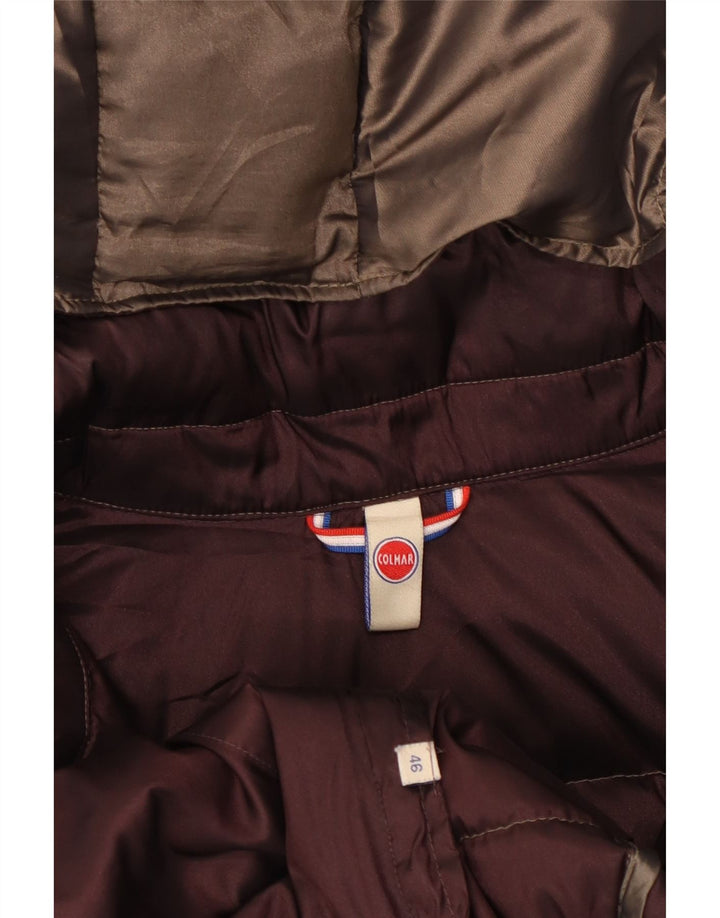 Colmar Damen Wattierte Jacke mit Kapuze IT 46 Large Braun
