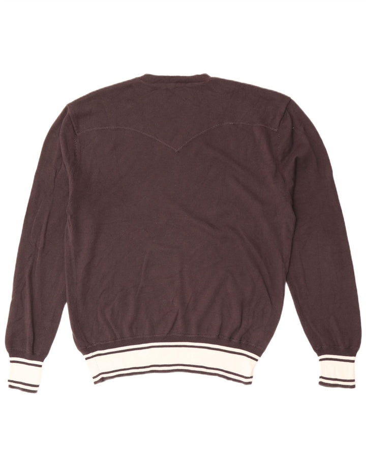 Levi's Herren-Pullover mit Rundhalsausschnitt, XL, braune Baumwolle