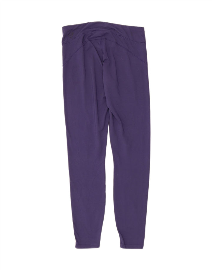 Puma Damen Leggings UK 12 Medium Lila Polyester