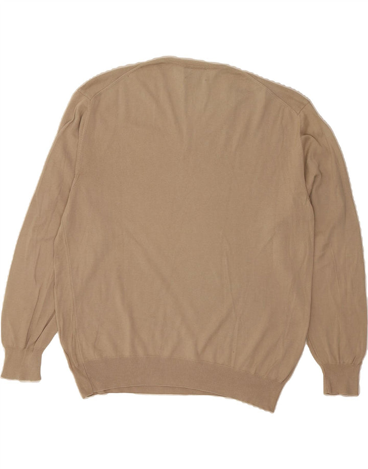 MARLBORO CLASSICS Mens V-Neck Jumper Sweater 3XL Grey Vintage Marlboro Classics and Second-Hand Marlboro Classics from Messina Hembry 